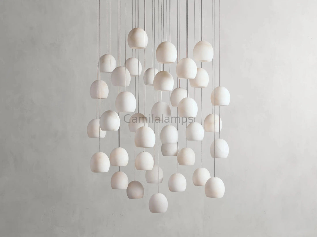 Maeva Round Chandelier 3/7/15/36 Light