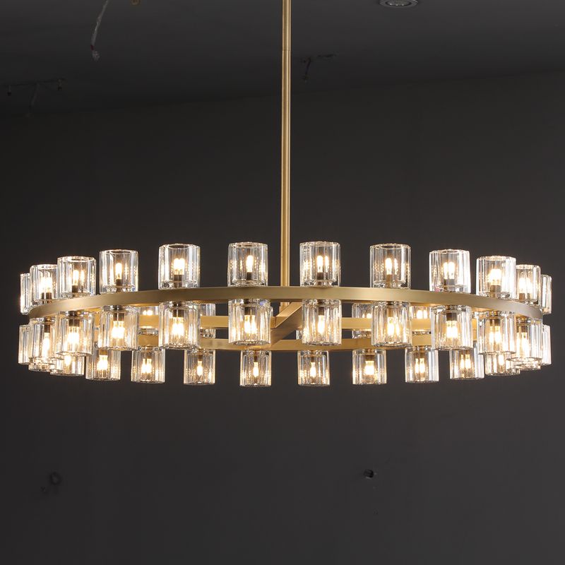 Arcachen Crystal Round Chandelier 36", 48", 60"