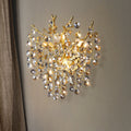 Kevin Thisbe Modern Round Gold Clear Crystal  Wall Sconce For Bedroom Wall Light Fixtures Kevinstudiolives   