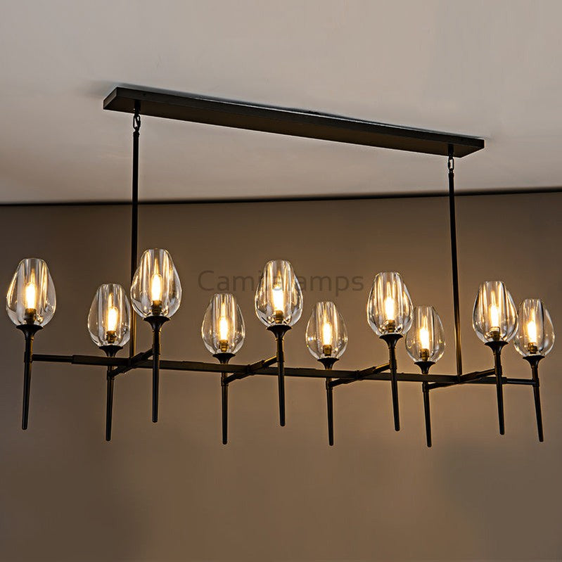 Tulipe Linear Chandelier 52''65''