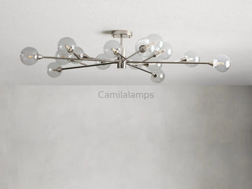 Light Fixture Metal Body, Nickel Color