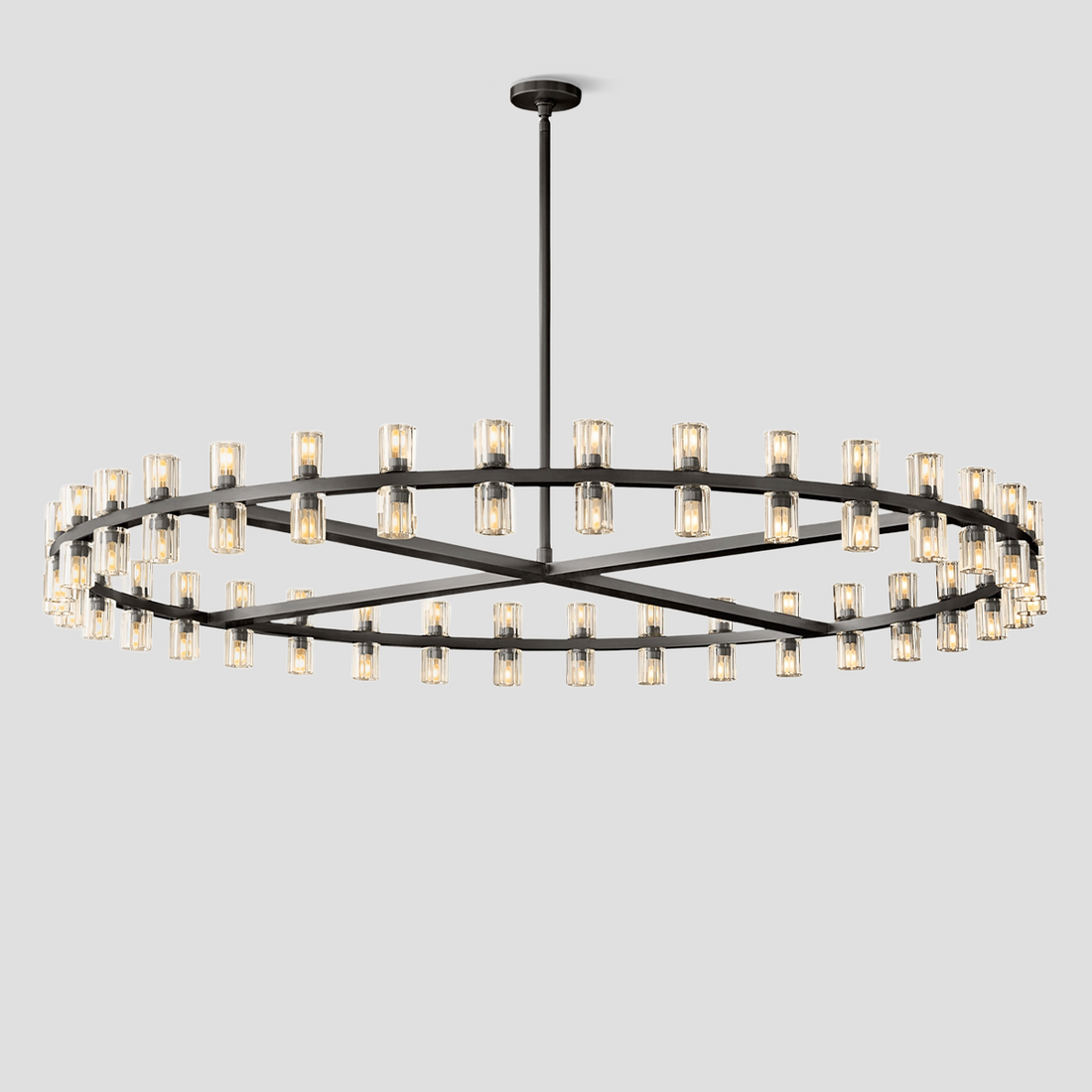 Arcachon Crystal Round Chandelier 48"