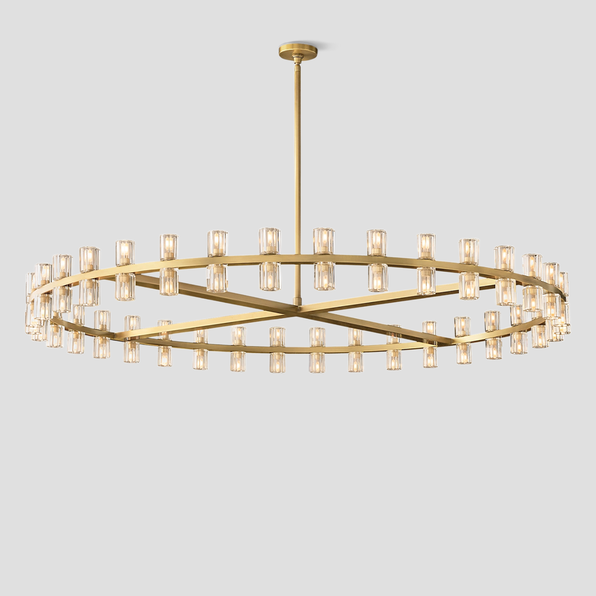 Arcachon Crystal Round Chandelier 48"