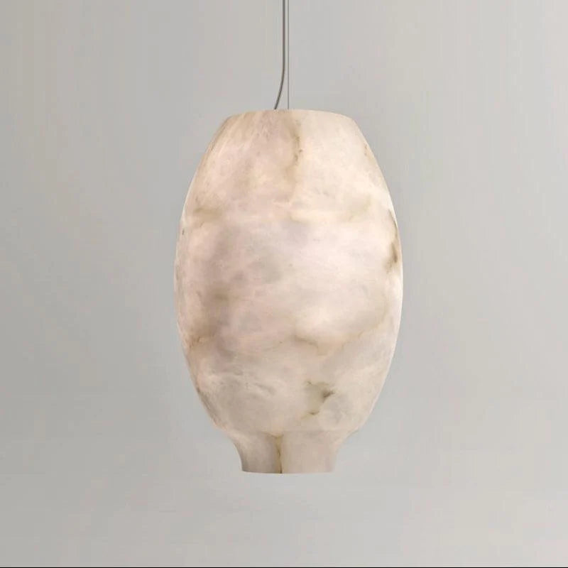 Jomar Alabaster Lantern Pendant Light, Bar Pendant Light  Kevinstudiolives LARGE  