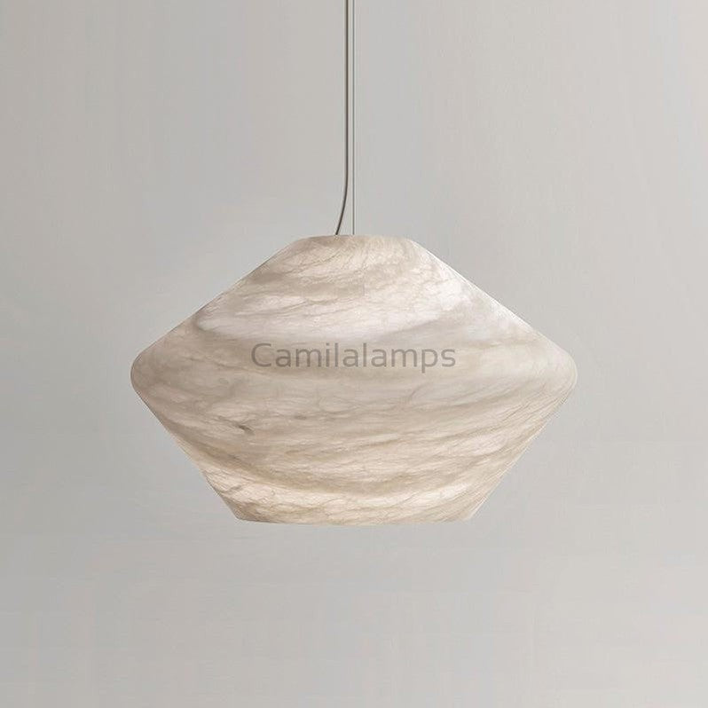 Caius Alabaster Bedside Pendant Light