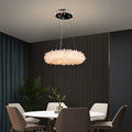 Derek Modern Crystal Cluster Halo Chandelier - Ineffable Lighting