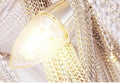 Alisa Luxury Double-Layer Aluminum Chain Tassel Chandelier - thebelacan