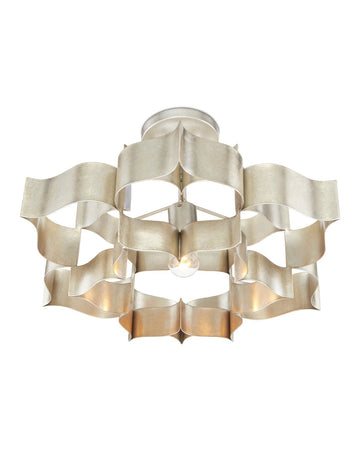 Grand Lotus Small Sliver Chandelier