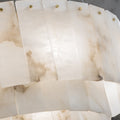 Kevin Kimberley Handcrafted Alabaster Round Chandelier, Living Room Chandelier Fixtures Chandelier Kevinstudiolives   