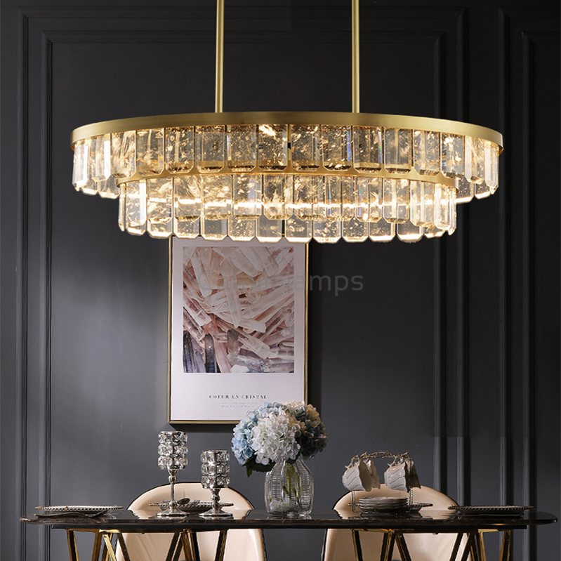 Rebecca Dining Room Crystal Chandelier - Ineffable Lighting