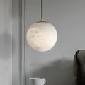 Kevin Hansa Alabaster Ball Pendant Light, Island Mini Pendant Light  Kevinstudiolives 7