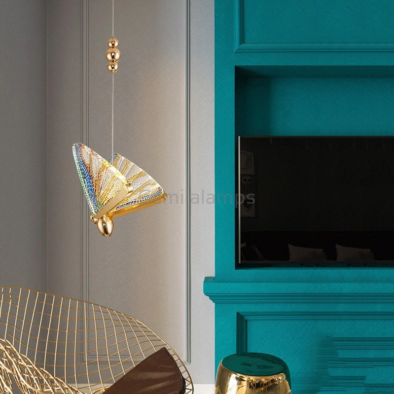 Creative Butterfly Colorful Pendant Light - Ineffable Lighting