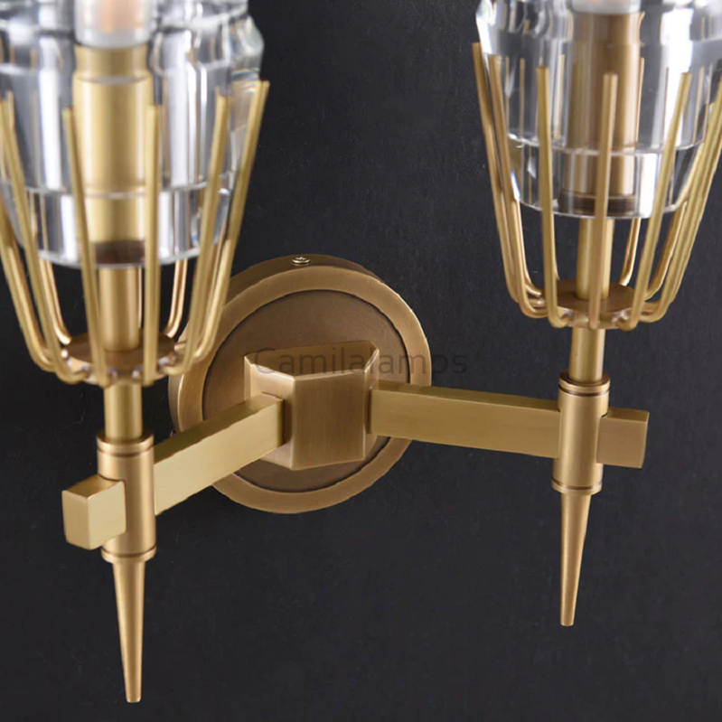 Howar Modern Double Wall Sconce - Ineffable Lighting