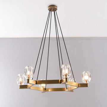 Valor Crystal Round Modern Chandelier