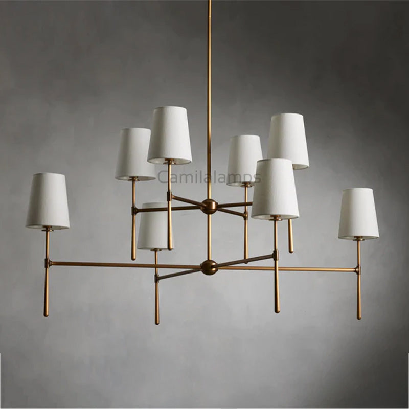 Rhodes 2-Tier Round Chandelier