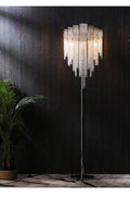 Alisa Luxury Hardware Aluminum Chain Tassel Floor Lamp - thebelacan