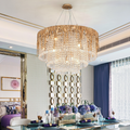 Round Multiple Tier Crystal Chandelier - Ineffable Lighting