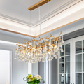 Avis Clear Crystal Branch Chandelier - Ineffable Lighting