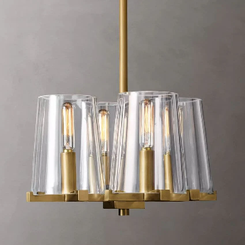 Pauillac Clear Glass Pendant Light