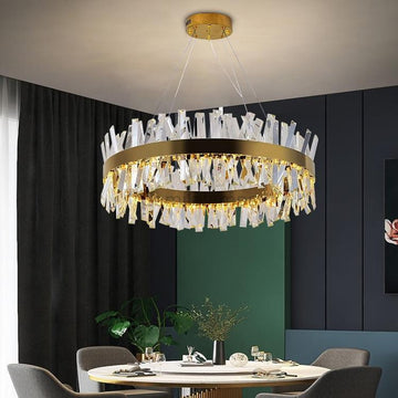 Arsen Crystal Round Chandelier