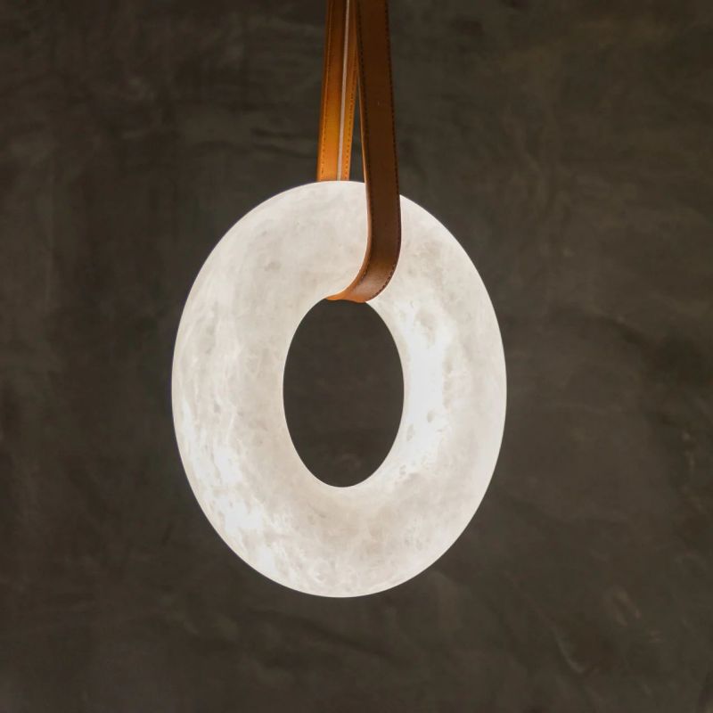 Charlene Marble Halo Circle Light