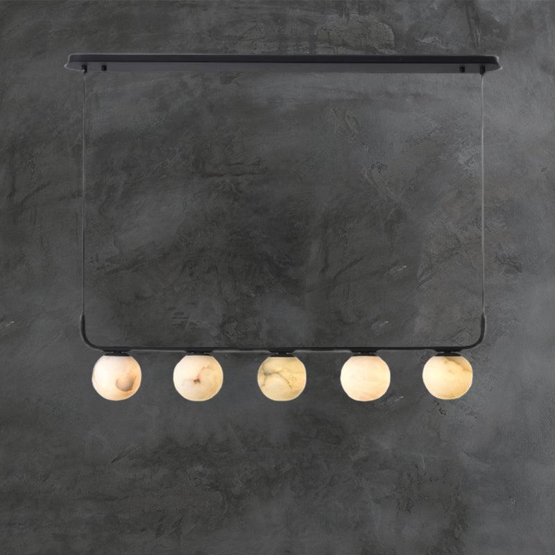 Alabaster Linear 5 Lights Chandelier