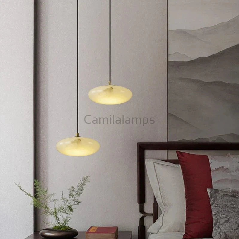 Alabaster Modern Cloud Pendant Light