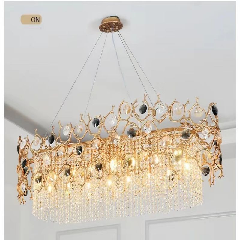 Art Dining Crystal Branch Chandelier - thebelacan