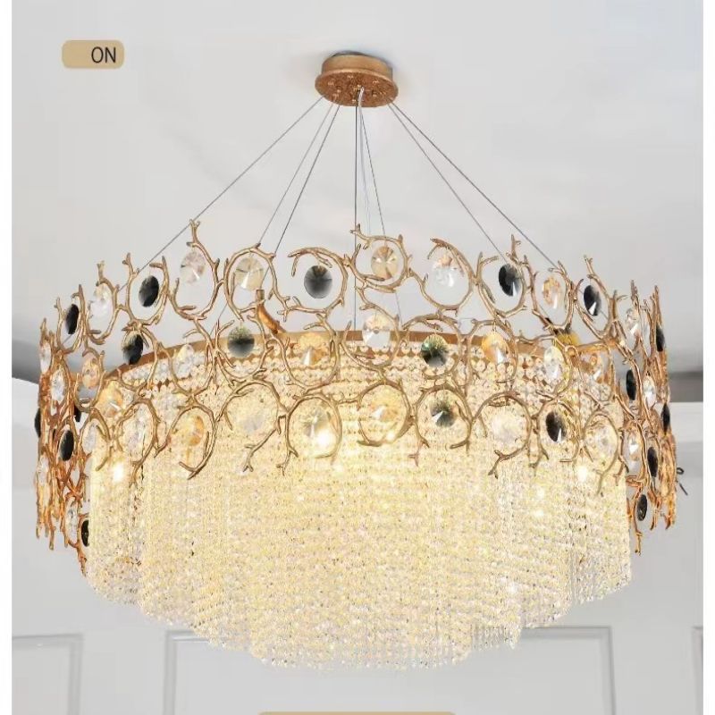 Art Dining Crystal Branch Chandelier - thebelacan