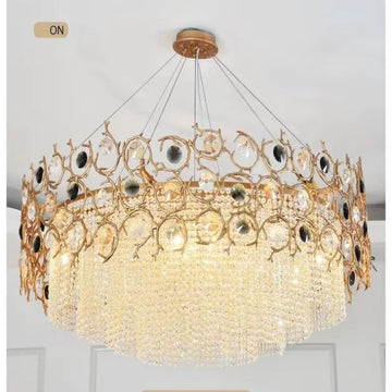 Art Dining Crystal Branch Chandelier - thebelacan