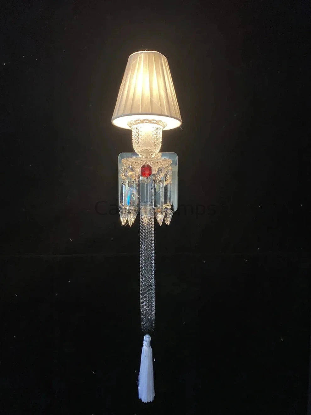 Baccarat style Zenith Crystal Wall Sconce