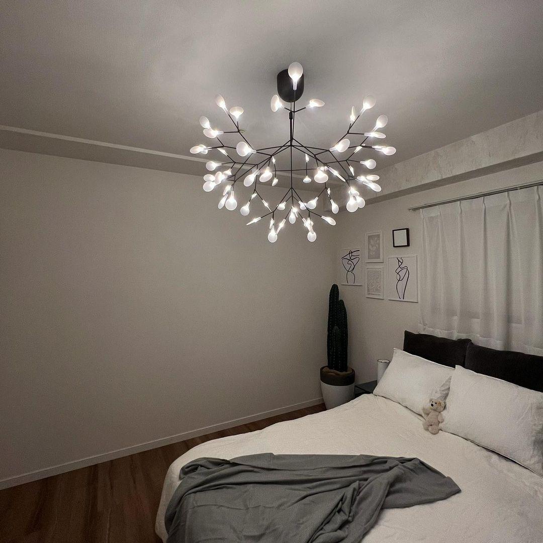 Black Heracleum Chandelier - Vakkerlight