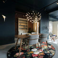 Black Heracleum Chandelier - Vakkerlight