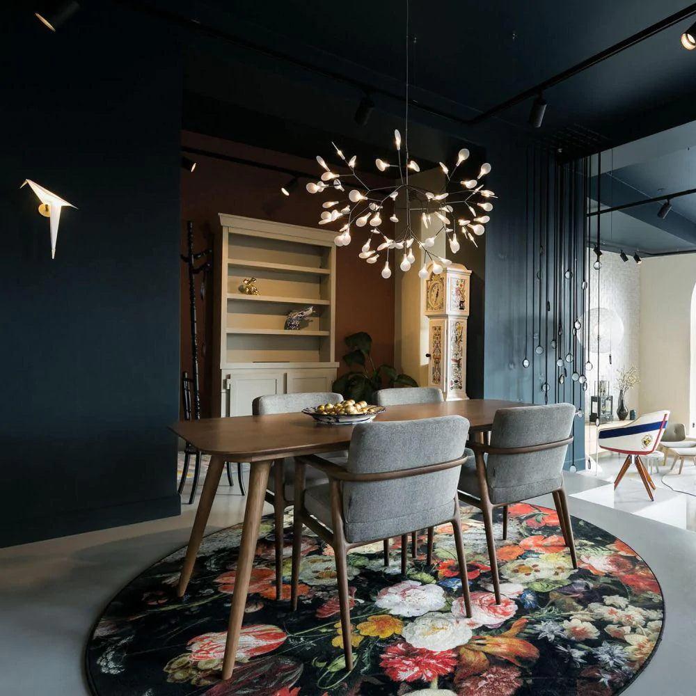 Black Heracleum Chandelier - Vakkerlight