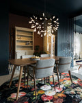 Black Heracleum Chandelier - Vakkerlight