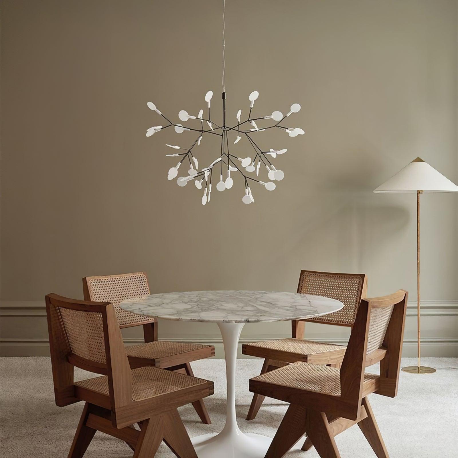 Black Heracleum Chandelier - Vakkerlight