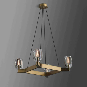 Alier Contemporary 4-Lights Dining Square Pendant