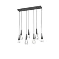 Rain 7-Light Linear Chandelier Pendant For Living room Family room Dining Room Bedroom