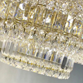 Cake Shape Luxury Crystal Chandelier - Ineffable Lighting