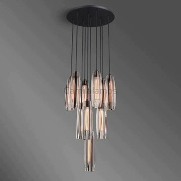 Camellia Crystal 10-Light Round Chandelier