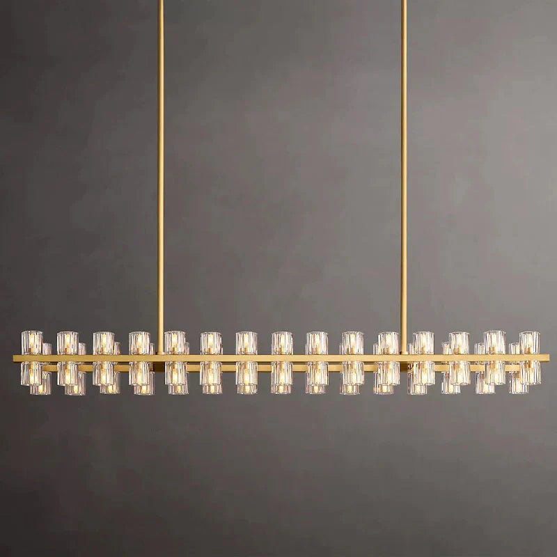 Arcachon Crystal Rectangular Chandelier48" 54" 72"