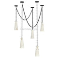 Connie Modern 5-light Marble Chandelier - Ineffable Lighting