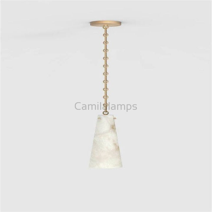 Contemporary Unique Alabaster Pendant Light