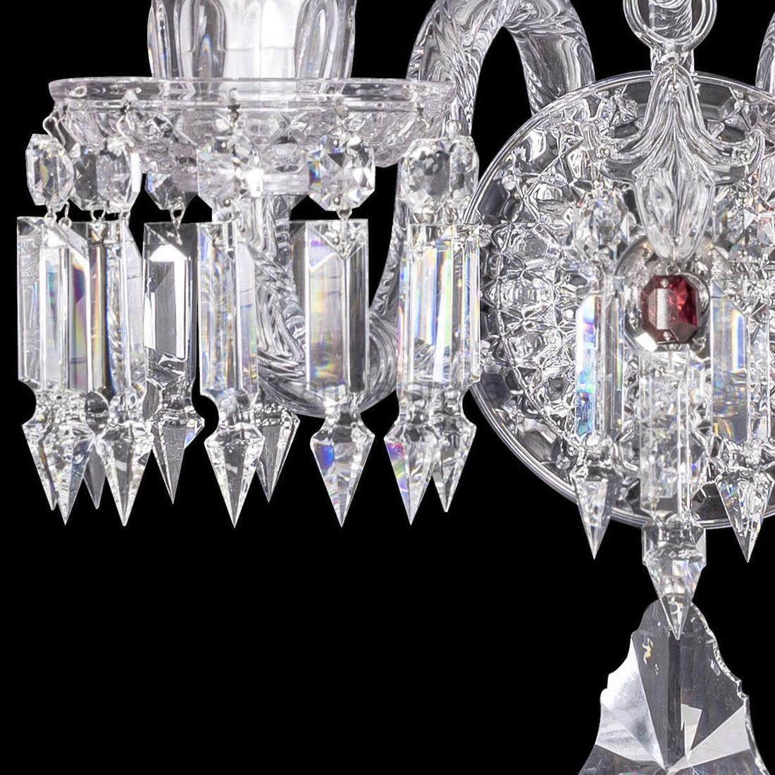 Elegance Crystal Cup Baccarat Wall Sconce