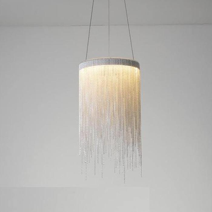 Filsan Modern  Aluminum Chain Tassel Pendant Light, Kitchen Island Pendant Lamp Pendant Light YIOSI LAMPS   