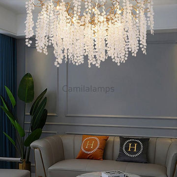 Donna Modern Linear Branch Chandelier