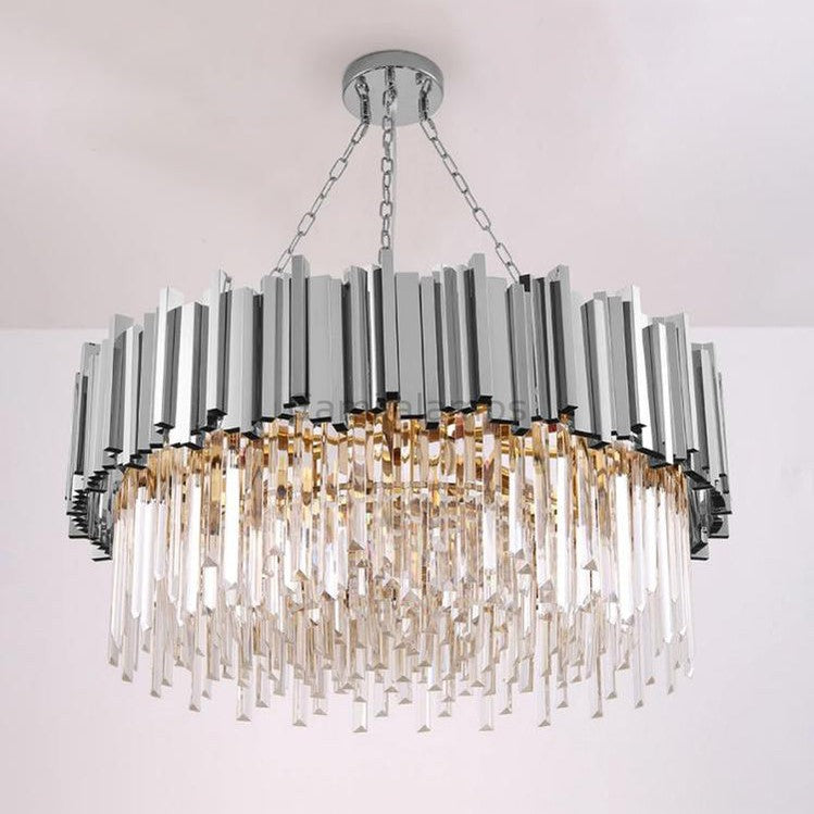 Elian Round Crystal Chandelier