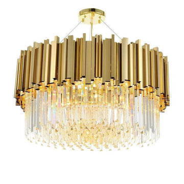 Elian Round Crystal Chandelier