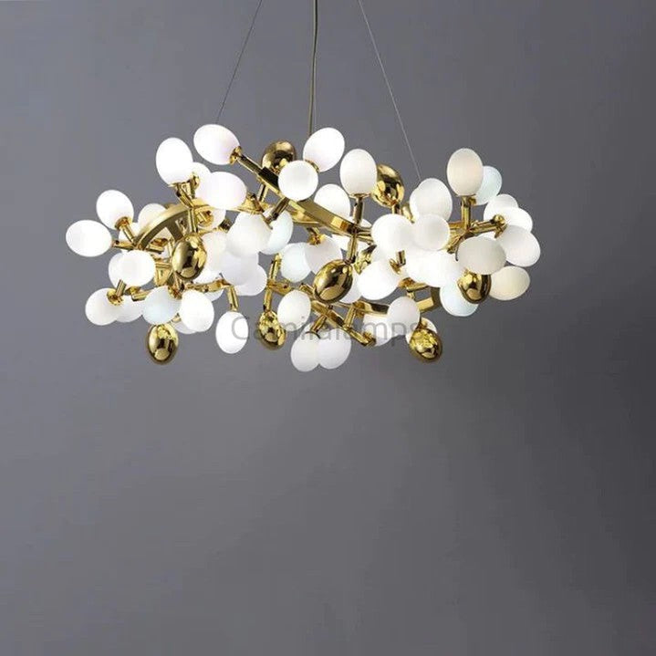 Zenora Modern Grape Round Chandelier