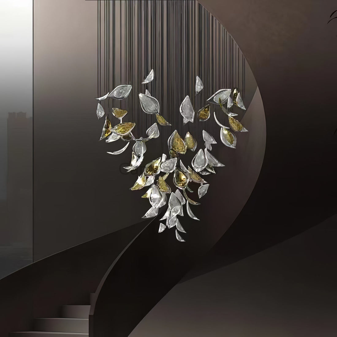 Floating Leaves Chandelier